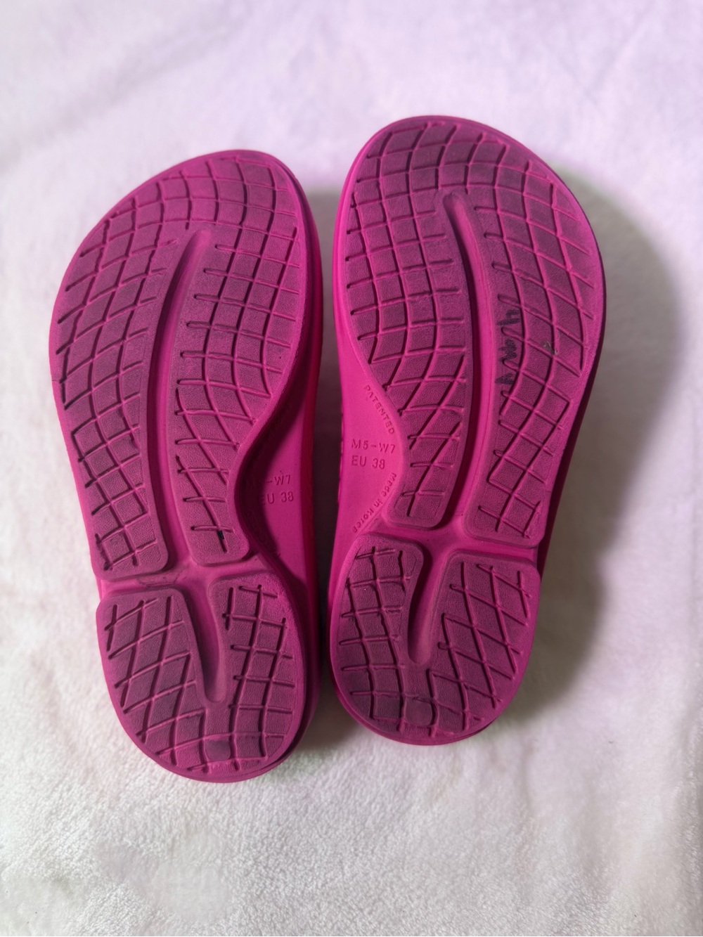 Women’s Hot Pink Comfort Flip Slide Sandals - Picture 10 of 10
